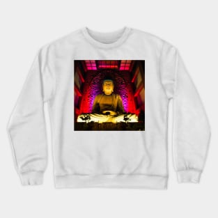 Photography - Lighting Buddha Crewneck Sweatshirt